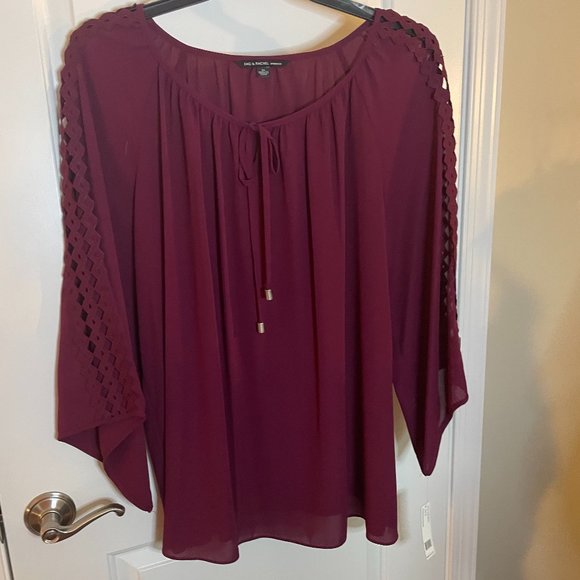 Zac & Rachel Women's Long-Sleeve Blouse - Picture 1 of 4